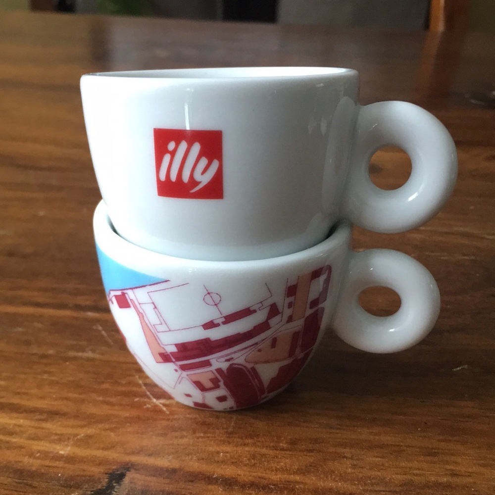 2 ILLY Espresso Cups 2005 International Art Expo 51 Biennale di Venezia